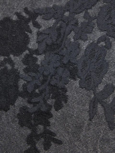 Valentino Garavani floral-embroidered tights - Black