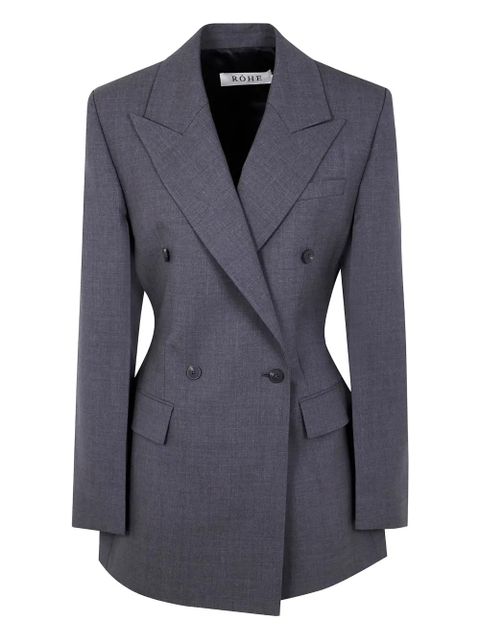 Róhe double-breasted blazer - Grey - zdjęcie produktu nr 1