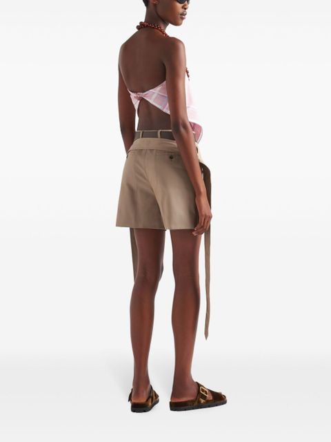 Prada cotton bermuda shorts - Neutrals - zdjęcie produktu nr 2