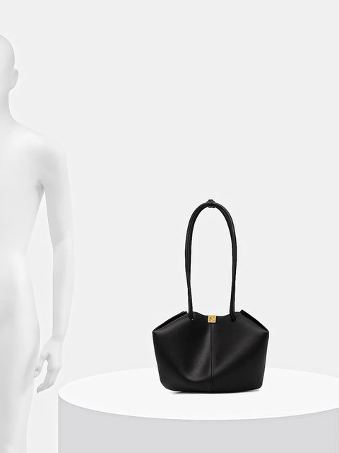 Coccinelle torebka skórzana KAMY kolor czarny E1 U2L 11 03 01