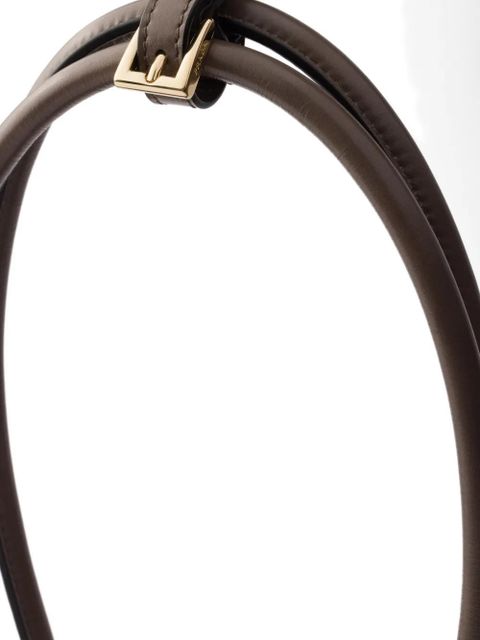 Prada medium bonnie leather tote bag - Brown