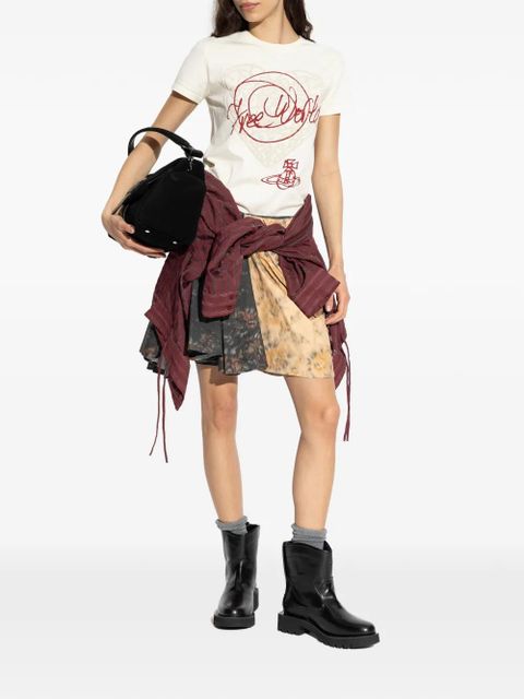 Vivienne Westwood embroidered T-shirt - Neutrals - zdjęcie produktu nr 2