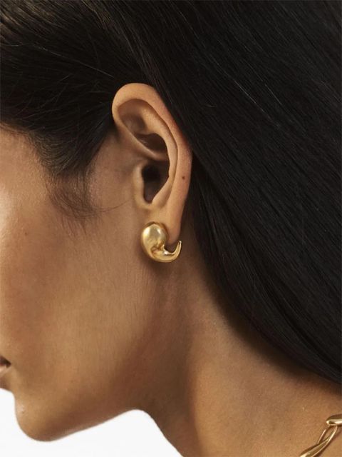 Monica Vinader Nura gold vermeil wrap earrings