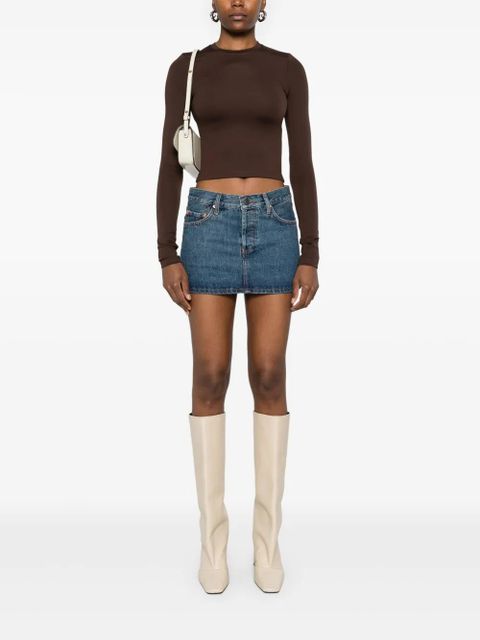 WARDROBE.NYC Micro mini skirt - Blue