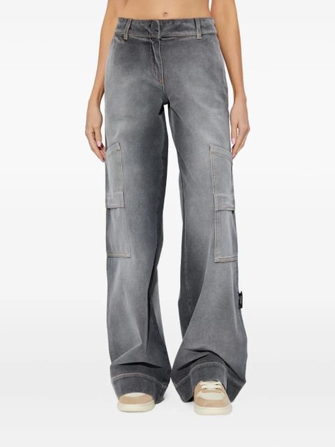 Off-White cargo-pocket jeans - Grey