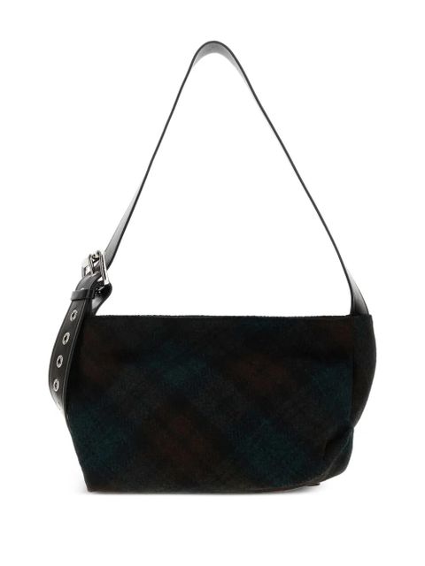 Vivienne Westwood small Maxime check-pattern crossbody - Green