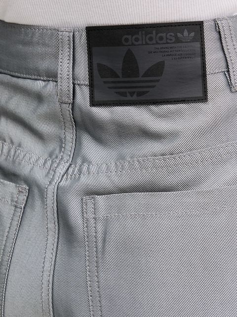 adidas Originals jeansy Baggy Shine Dnm damskie kolor szary KE9800