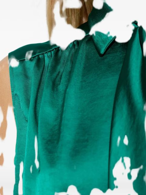 Versace tie-fastening blouse - Green