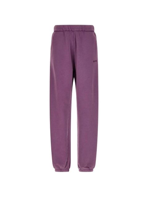 The Attico logo-embroidered track pants - Purple - zdjęcie produktu nr 1