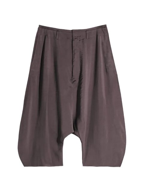 LEMAIRE pleated bermuda shorts - Brown - zdjęcie produktu nr 1