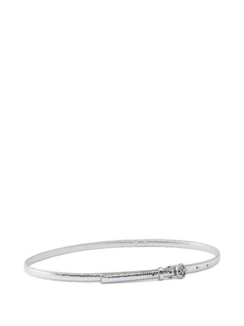 PINKO logo-buckle belt - Silver