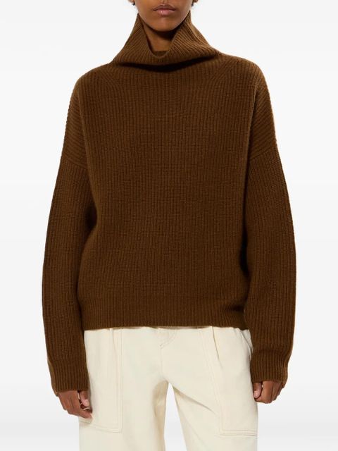 ISABEL MARANT Broole roll-neck sweater - Brown - zdjęcie produktu nr 1