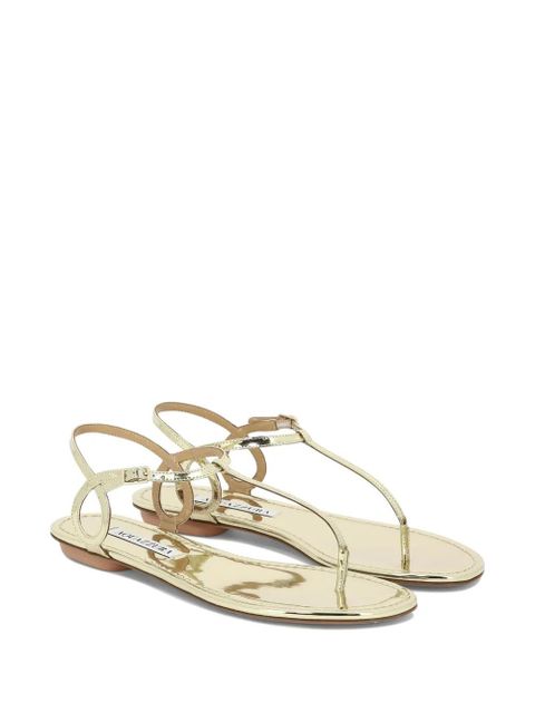 Aquazzura Almost Bare sling back sandals - Gold - zdjęcie produktu nr 2