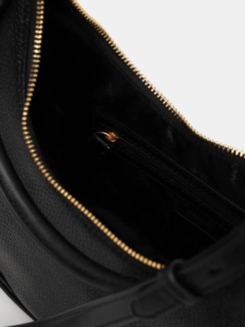 Dkny torebka skórzana kolor czarny R44CEI49