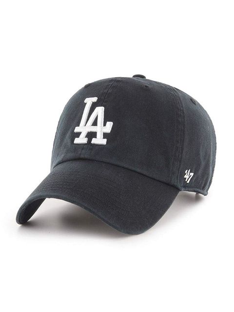 47 brand czapka z daszkiem MLB Los Angeles Dodgers kolor czarny z aplikacją B-RGW12GWS-BKJ