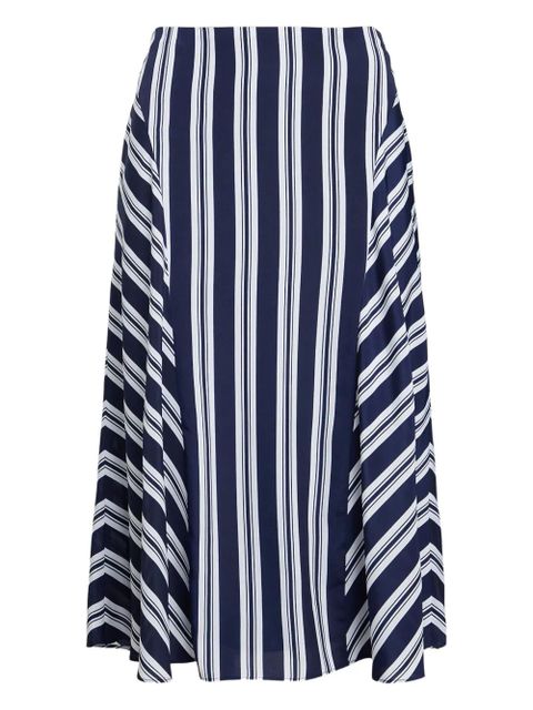 Lauren Ralph Lauren striped midi skirt - Blue - zdjęcie produktu nr 1