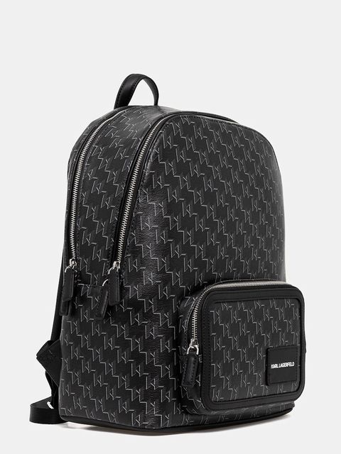 Karl Lagerfeld plecak K/VOYAGE damski kolor czarny duży wzorzysty A1W30188 - zdjęcie produktu nr 2