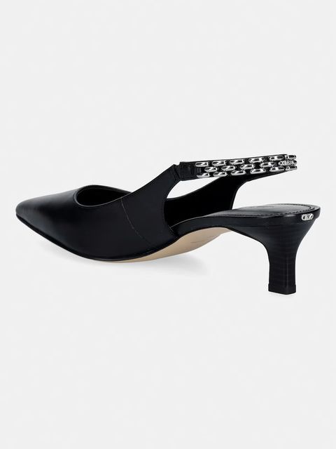 MICHAEL Michael Kors szpilki skórzane Marcia Kitten Sling Pump - zdjęcie produktu nr 2