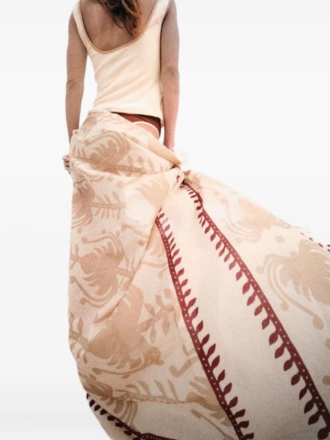 Johanna Ortiz Reinvention terry top - Neutrals