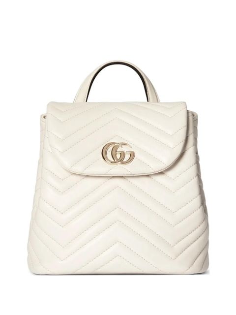 Gucci mini GG Marmont backpack - Neutrals - zdjęcie produktu nr 1
