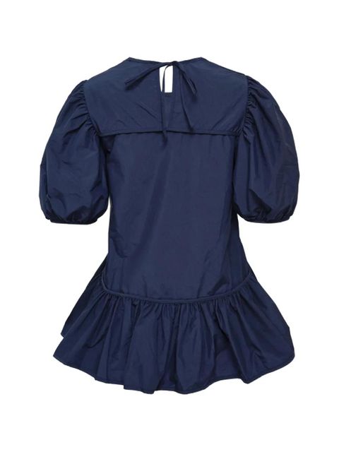 Cecilie Bahnsen Bale puff-sleeve blouse - Blue - zdjęcie produktu nr 2