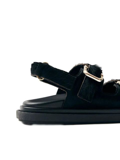 ALOHAS Harper double-buckle sandals - Black - zdjęcie produktu nr 2