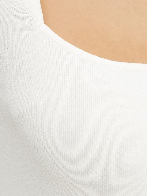 Luisa Spagnoli top damskie kolor biały 58606