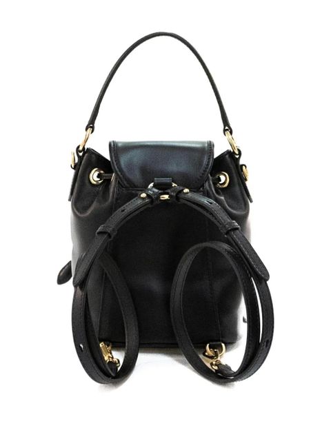 Miu Miu mini logo buckle backpack - Black - zdjęcie produktu nr 2