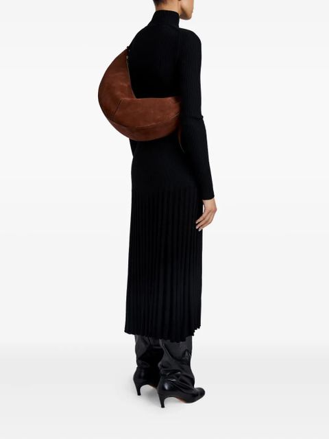 Proenza Schouler Slide suede shoulder bag - Brown