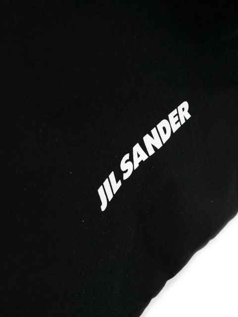 Jil Sander logo-print tote bag - Black