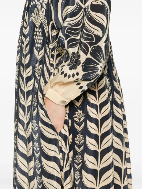 FARM Rio Ainika Tropical maxi dress - Blue