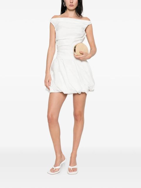 Simkhai gathered mini dress - White - zdjęcie produktu nr 2