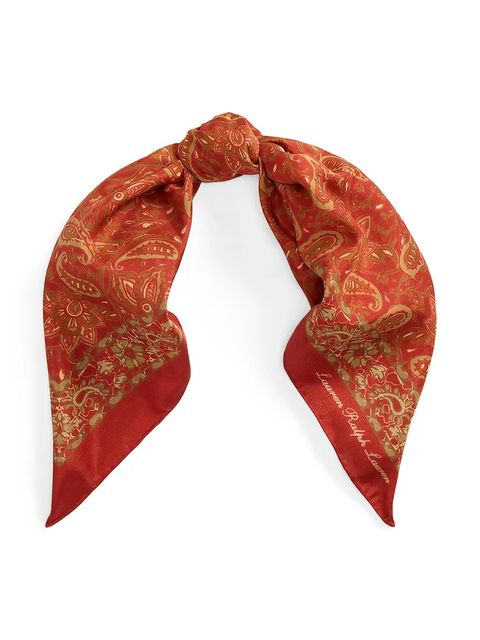 Lauren Ralph Lauren chusta damska kolor pomarańczowy 454980725 - zdjęcie produktu nr 1