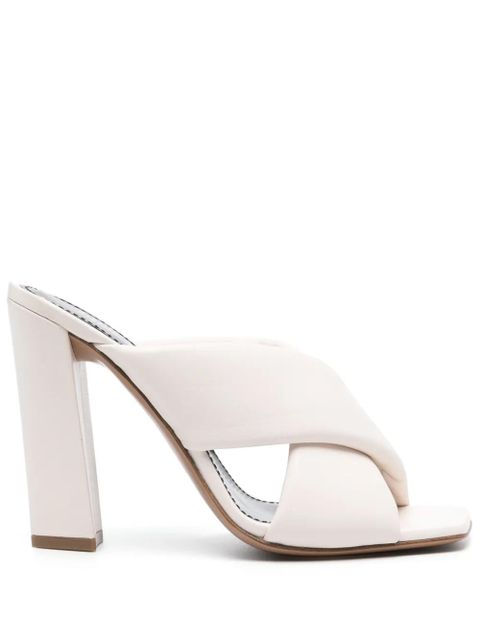 Paris Texas 110mm leather sandals - White - zdjęcie produktu nr 1