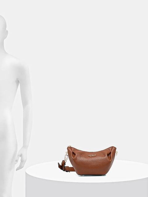 Guess torebka AMORETTE kolor brązowy HWBG78 98170