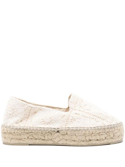 Manebi Yucatán crochet espadrilles - Neutrals - zdjęcie produktu nr 1