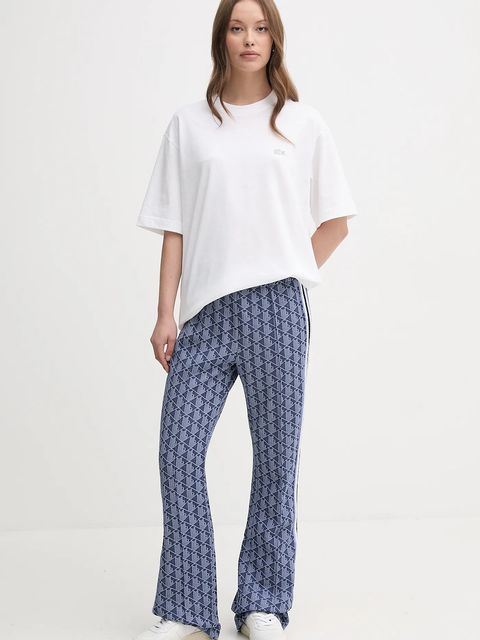 Lacoste spodnie dresowe kolor niebieski gładkie XF9313 - zdjęcie produktu nr 2