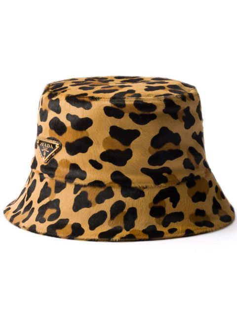 Prada printed bucket hat - Neutrals - zdjęcie produktu nr 1