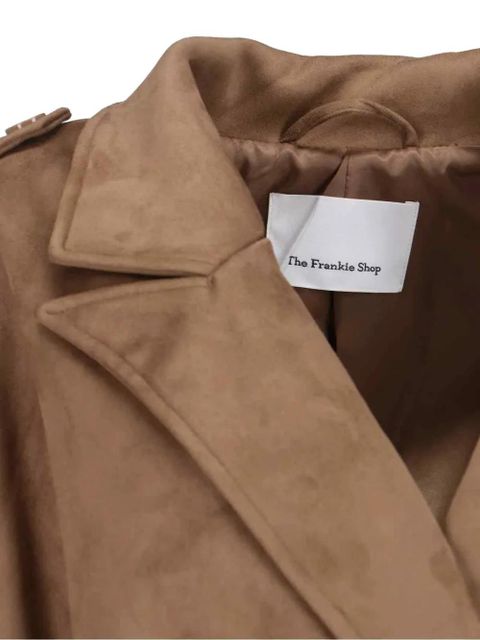 The Frankie Shop double-breasted coat - Brown