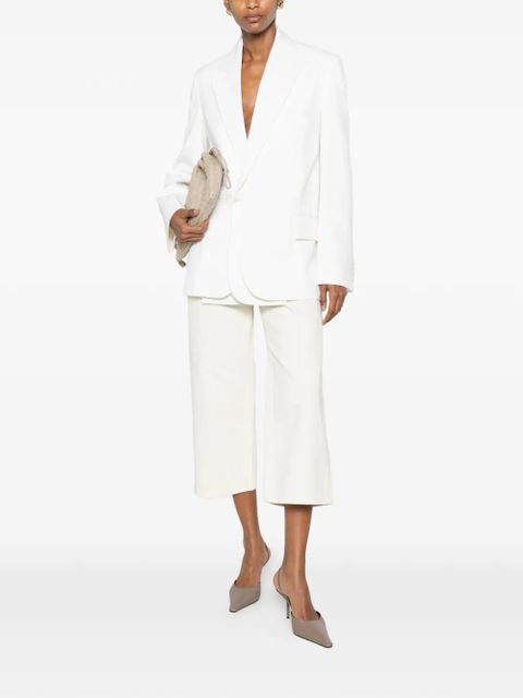 Victoria Beckham long-sleeve blazer - White - zdjęcie produktu nr 2