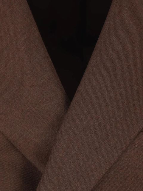 Loro Piana double-breasted wool blazer - Brown