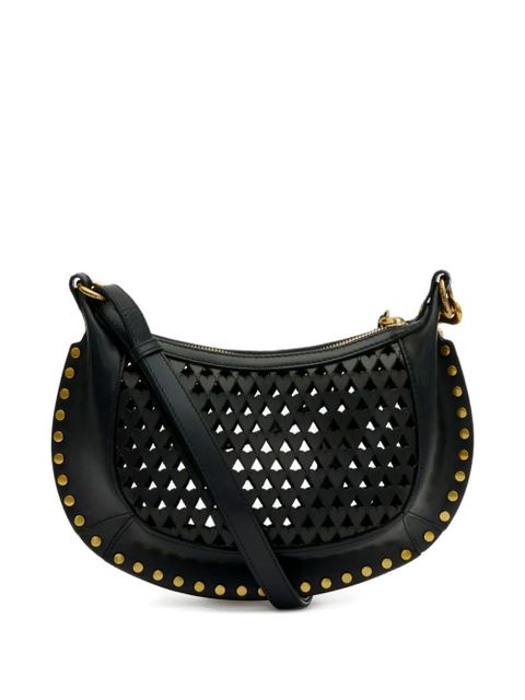 ISABEL MARANT Oskan Moon leather shoulder bag - Black