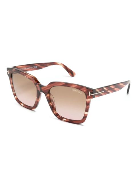 TOM FORD Eyewear square-frame sunglasses - Brown