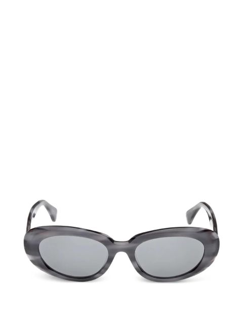 Max Mara Eyewear oval-frame sunglasses - Blue - zdjęcie produktu nr 1
