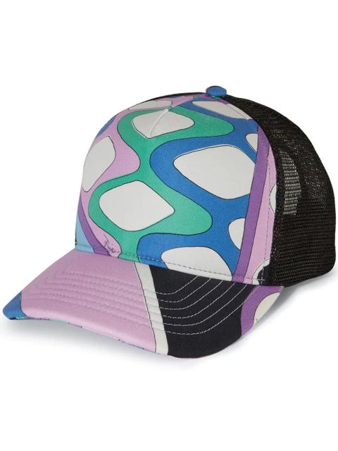 PUCCI Vivara-print panelled cap - White - zdjęcie produktu nr 1
