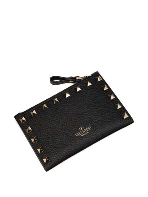 Valentino Garavani rockstud zipped wallet - Black