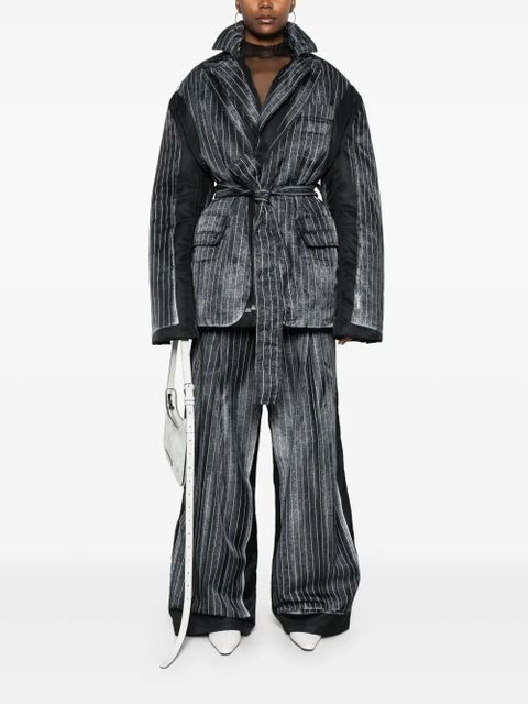 Jean Paul Gaultier trompe-l'oeil padded jacket - Black - zdjęcie produktu nr 2