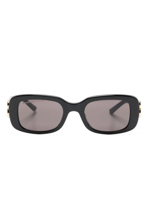 Balenciaga Eyewear Dynasty rectangle-frame sunglasses - Black - zdjęcie produktu nr 1