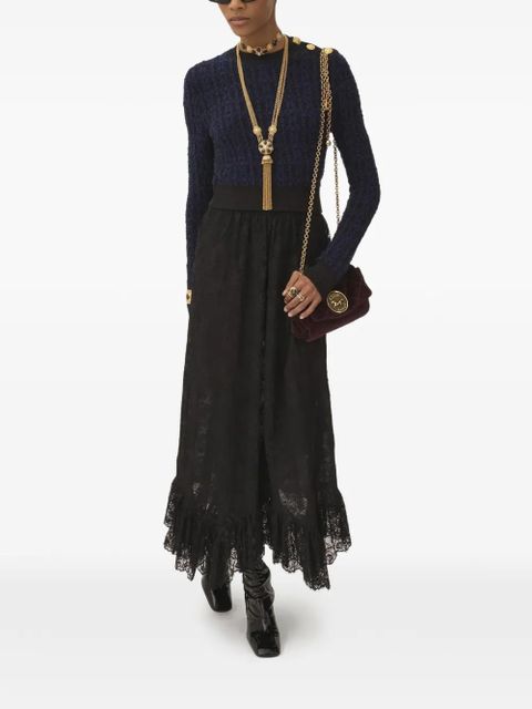 Chloé button-embellishment sweater - Blue