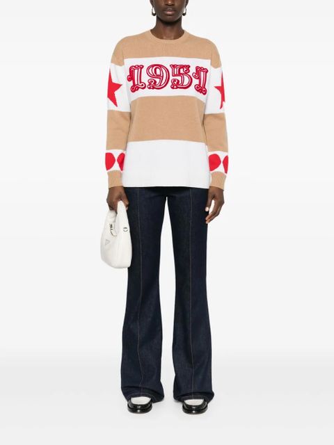 Max Mara Dirce 1951-motif striped jumper - Brown - zdjęcie produktu nr 2